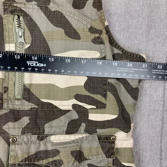 Powder River Outfitter Vest L Panhandle Slim Camo Sherpa Collar (flaw) No Hood - Picture 11 of 11